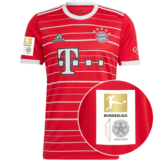 Adidas 2022-23 Bayern Munich Campeones de Bundesliga Jersey Local para hombres
