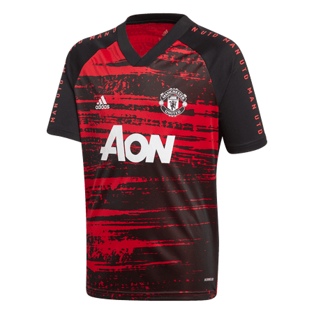 adidas 2020-21 Manchester United Camiseta pre-partido para Niños