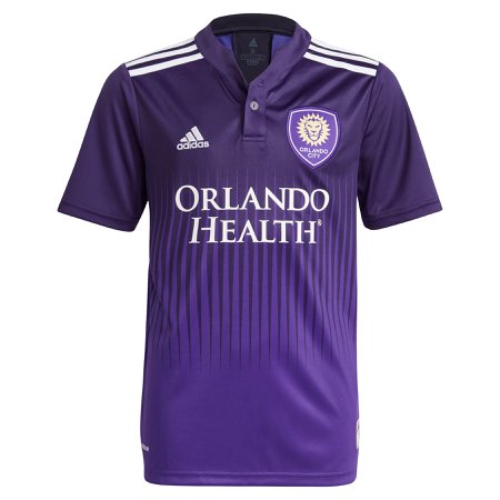 Adidas Orlando City SC 2021-22 Thick N Thin Youth Home Replica Jersey