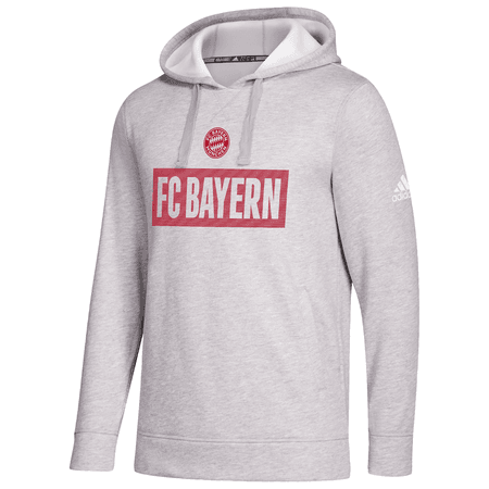 adidas Bayern Munich Mens Bar Pullover Hoodie