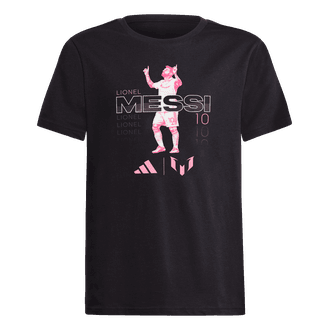 adidas Messi Youth Short Sleeve LM10 Celebration Graphic Tee