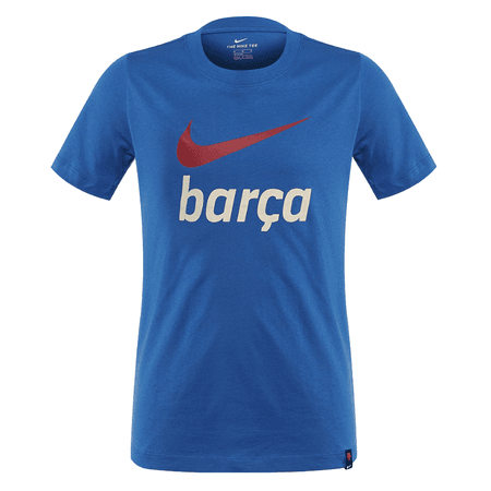 Nike 2021-22 Barcelona Kids Swoosh Club Tee