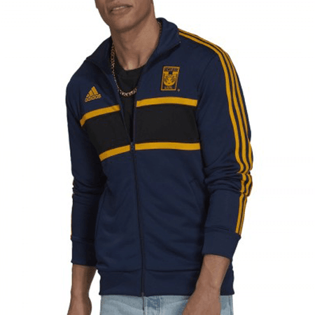 Adidas 2021-2022 Tigres UANL 3 Stripe Track Top Jacket