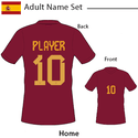 Spain 2022 Adult Name Set