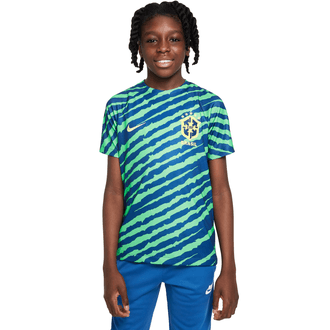 Nike Brazil 2022-23 Youth Pre-Match Top
