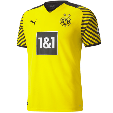 Puma BVB Dortmund 2021-2022 Men's Home Stadium Jersey