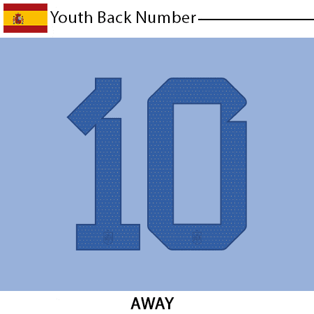 Spain 2022 Youth Back Number