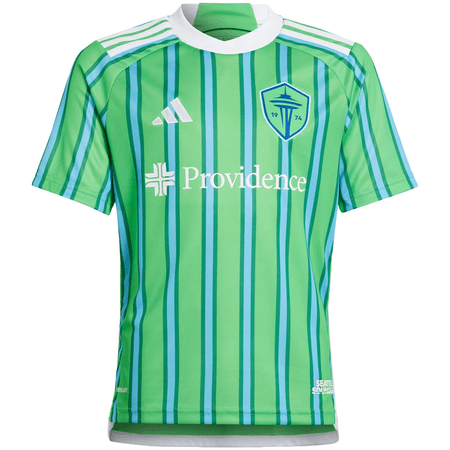 adidas Seattle Sounders 2024-25 Youth Home Stadium Jersey