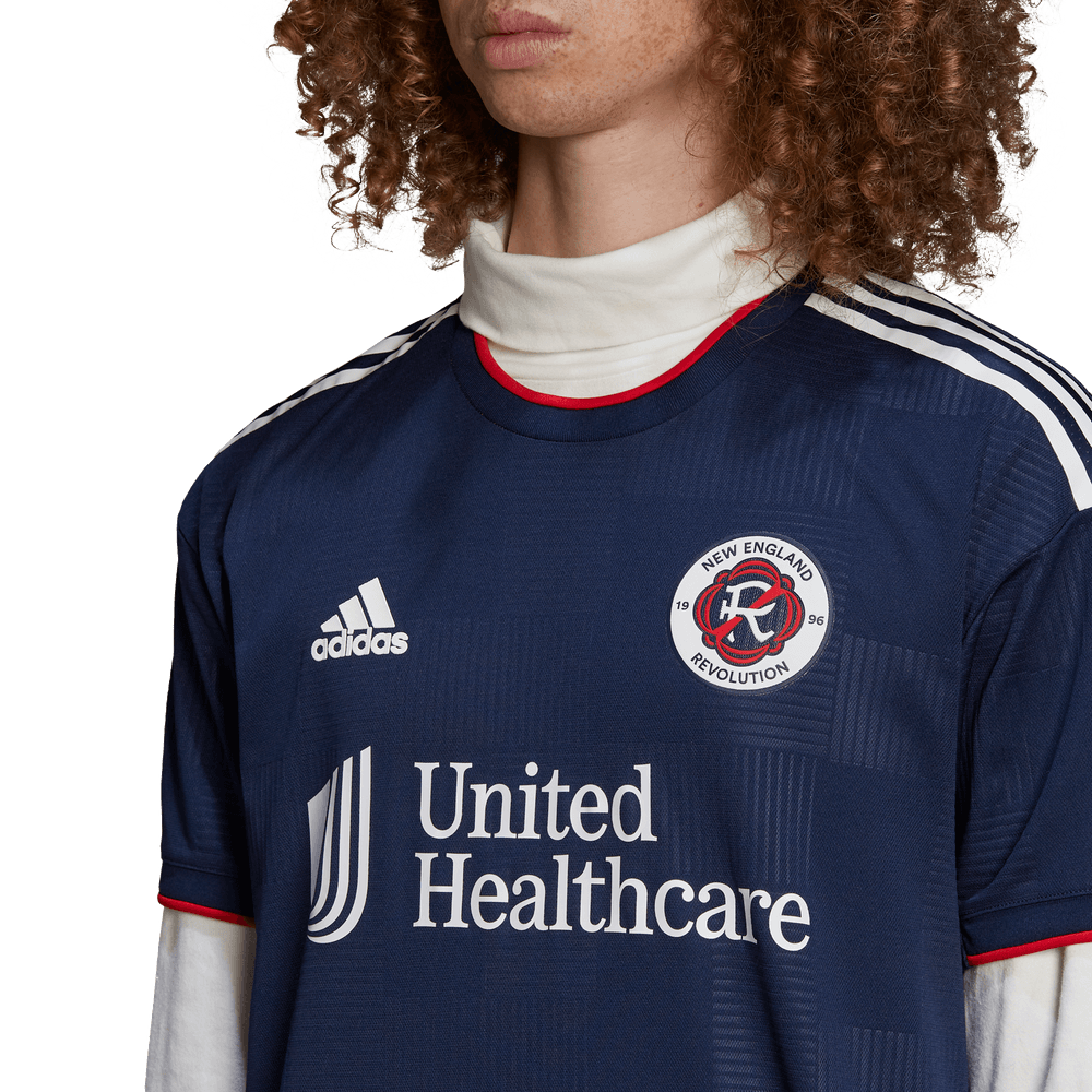 New England Revolution adidas 2022 MLS Works Kick Childhood Cancer  AEROREADY Pre-Match Top - White/Gold