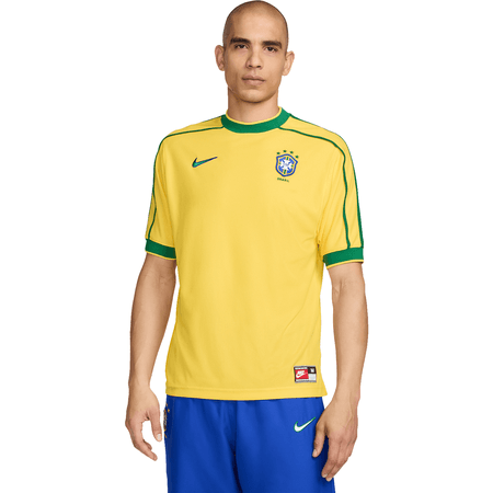 Nike Brazil Mens Reissue 1998 World Cup Home Jersey