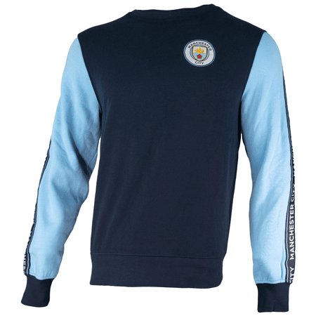 Manchester City Mens Taped Crewneck Sweater