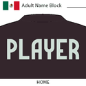 Mexico 2024 Adult Nameblock