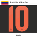 Colombia 2024 Adult Back Number