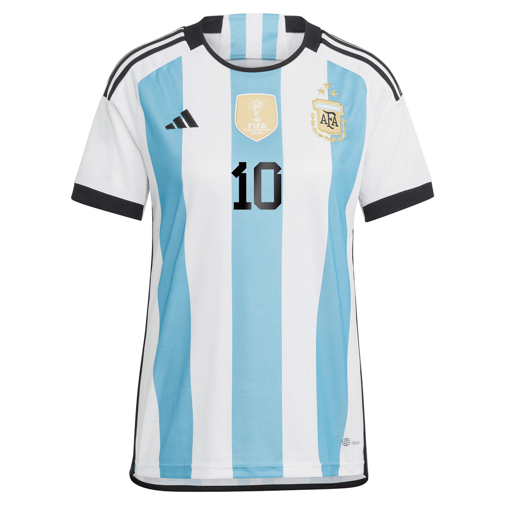 adidas Messi Argentina 2022-23 World Cup 3-Star Women's Home