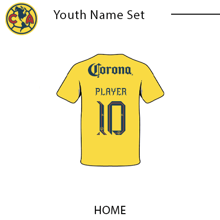 Club America 24-25 Youth Nameset