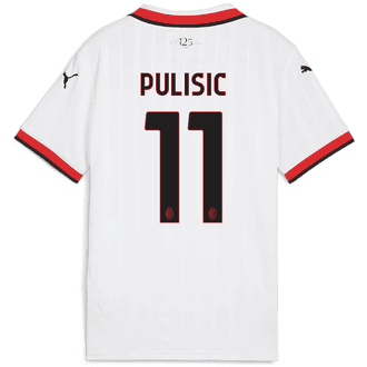 Puma AC Milan 2024-25 Youth Away Stadium Pulisic Jersey