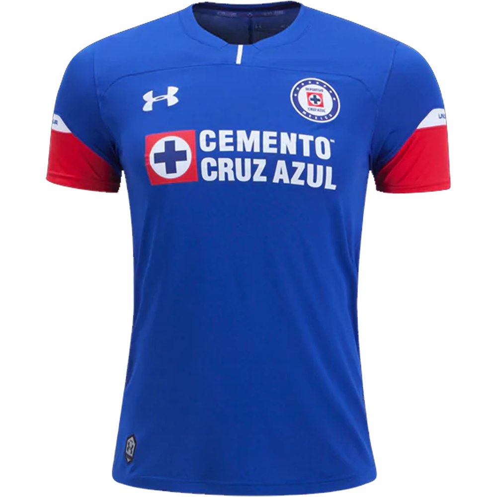 Cruz Azul Jersey Under Armour include despedida estadio azul patch Final America 