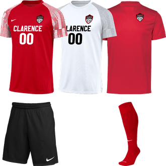 Clarence SC Field Player Required Kit