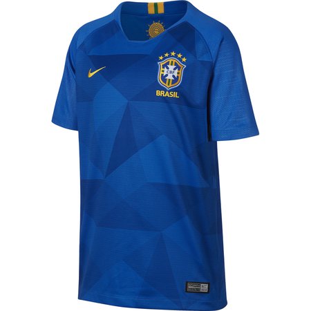 Nike Brasil Jersey de visitante para niños para la Copa Mundial 2018