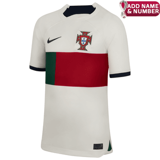 Nike Portugal 2022-23 Youth Away Stadium Jersey