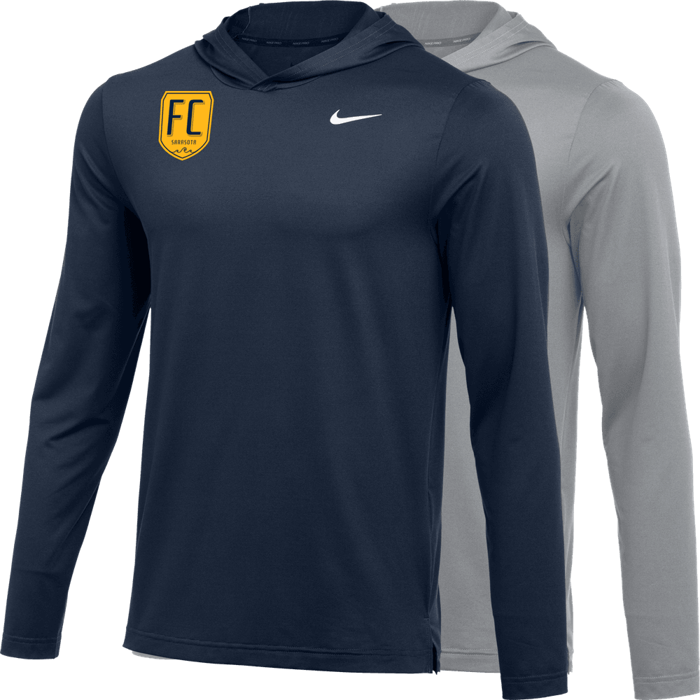 FC Sarasota Nike Hyper Dry LS Hooded Tee | WGS