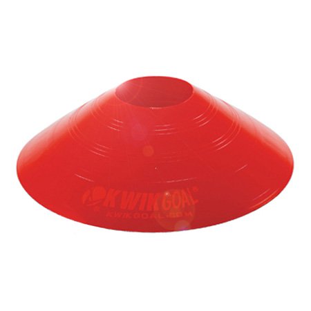 Kwik Goal Small Disc Cones Red - Each 