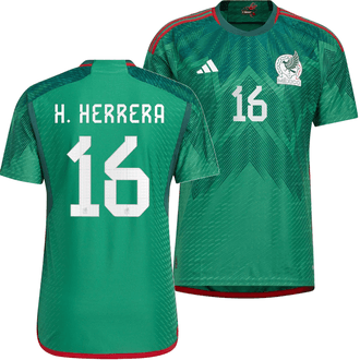 adidas Mexico 2022 Héctor Herrera Jersey Local Autentica