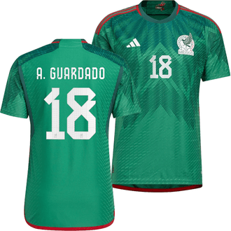 adidas Mexico 2022 Andres Guardado Jersey Local Autentica