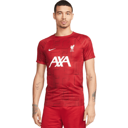 Nike Liverpool FC Mens Short Sleeve Academy Pro Pre-Match Top