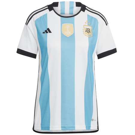 adidas Argentina 2022-23 World Cup 3-Star Womens Home Stadium Jersey