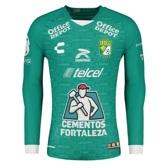 Charly Club León 2022-23 Jersey Local con mangas largas para hombres