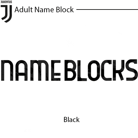Juventus 20-21 Adult Name Block