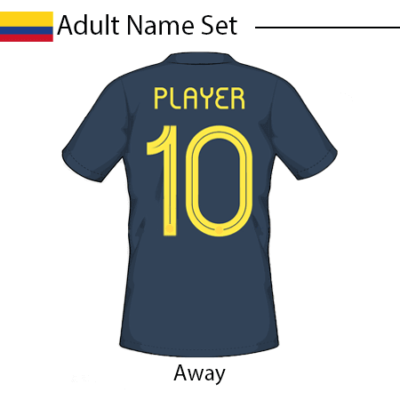 Colombia 2020 Adult Name Set