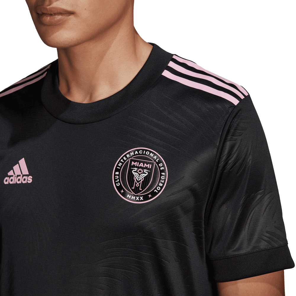 2021-22 Adidas Men's Inter Miami FC Away Black Soccer Jersey Large L MLS US
