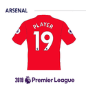 Arsenal 2019 Name Set