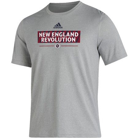 Adidas New England Revolution Wordmark Logo Men's Tee
