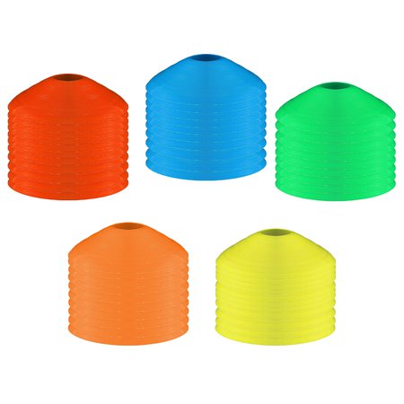WGS Soccer Field Marker Package (50 Cones - Choose from 5 Colors)