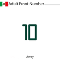 Mexico 2020 Adult Front Number