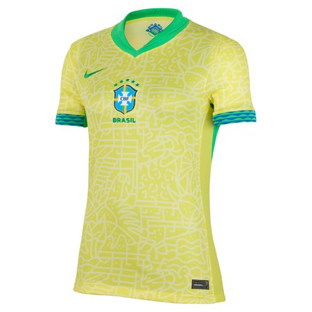 Nike Brazil 2024 Womens Home Stadium Jersey