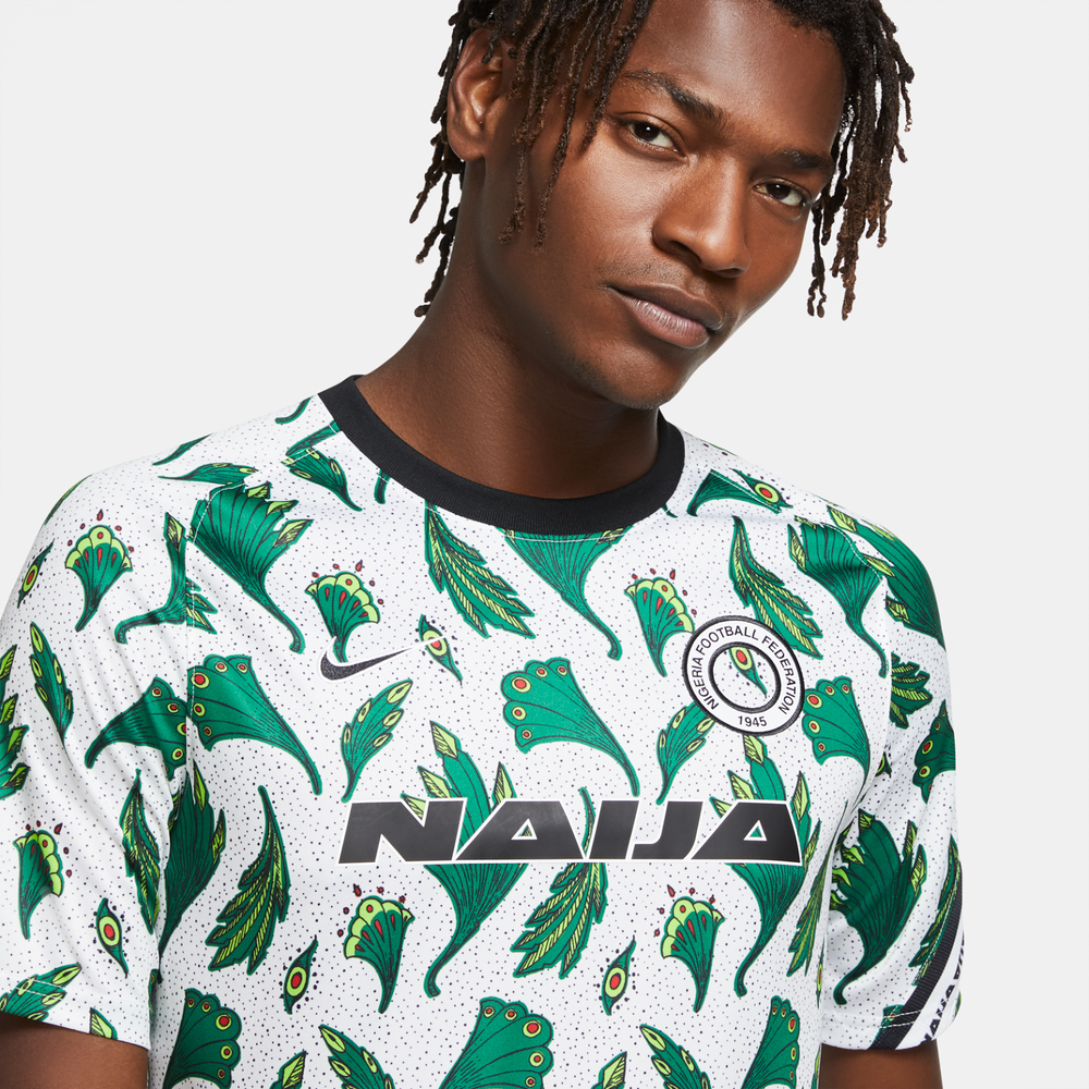 Nike Nigeria 2020 Short Sleeve Pre-Match Top | WeGotSoccer