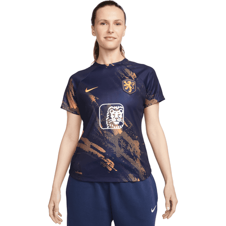 Nike Netherlands Womens Short Sleeve Academy Pro Pre-Match Top