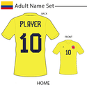 Colombia 2022 Adult Name Set