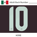 Mexico 2024 Adult Back Number