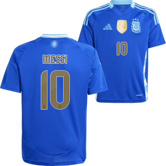 adidas Argentina 2024 Lionel Messi Youth Away Stadium Jersey