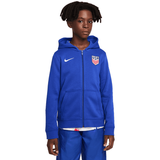 Nike USA 2022-23 Youth Full Zip Fleece Hoodie