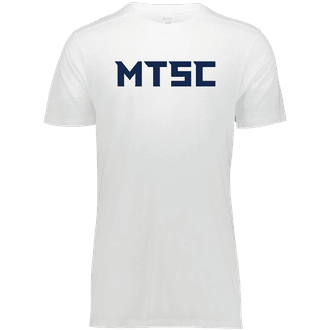 MTSC White Triblend Tee