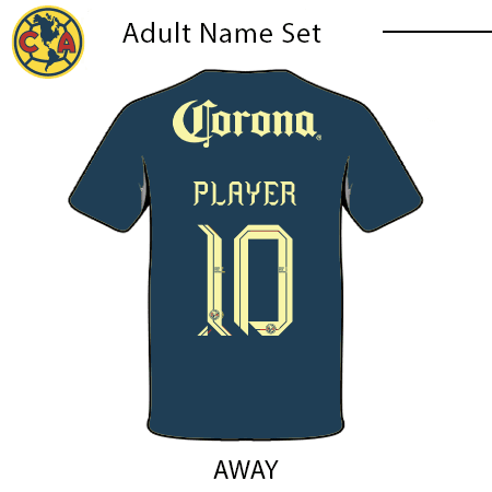 Club America 24-25 Adult Nameset