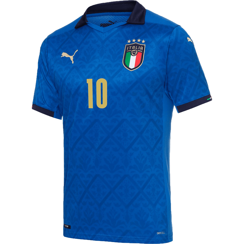 Puma Insigne Italy 2020-21 Men's Home Stadium Jersey | WeGotSoccer