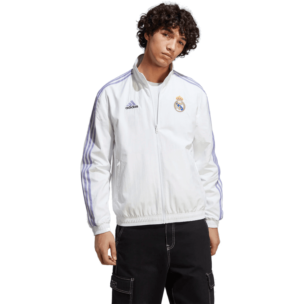 adidas Real Madrid Men's Reversible Anthem Jacket | WeGotSoccer