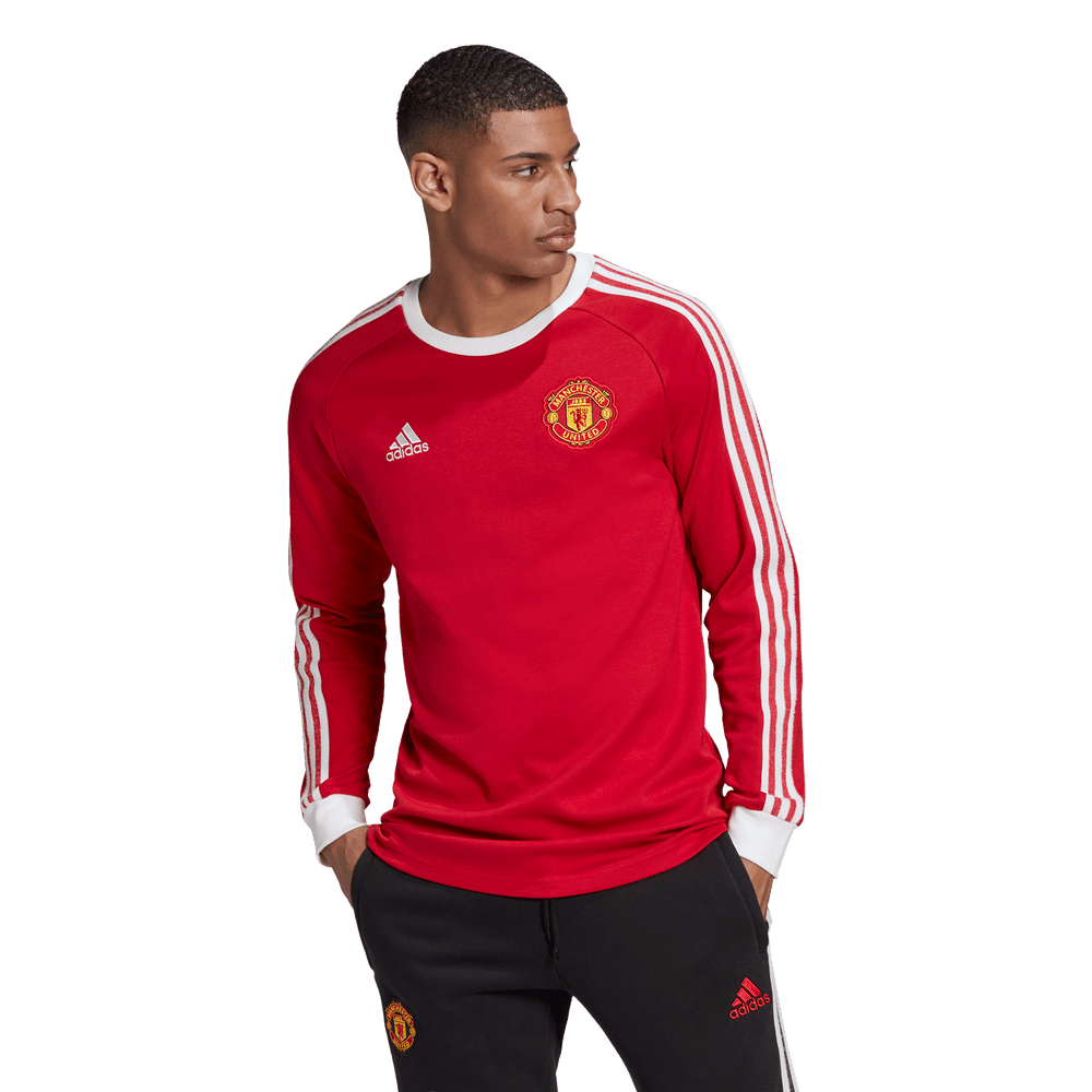 Adidas Men's Manchester United Long Sleeve Icon Tee | WeGotSoccer